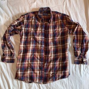 Pendleton Canterbury Cloth Plaid Button Down Shirt